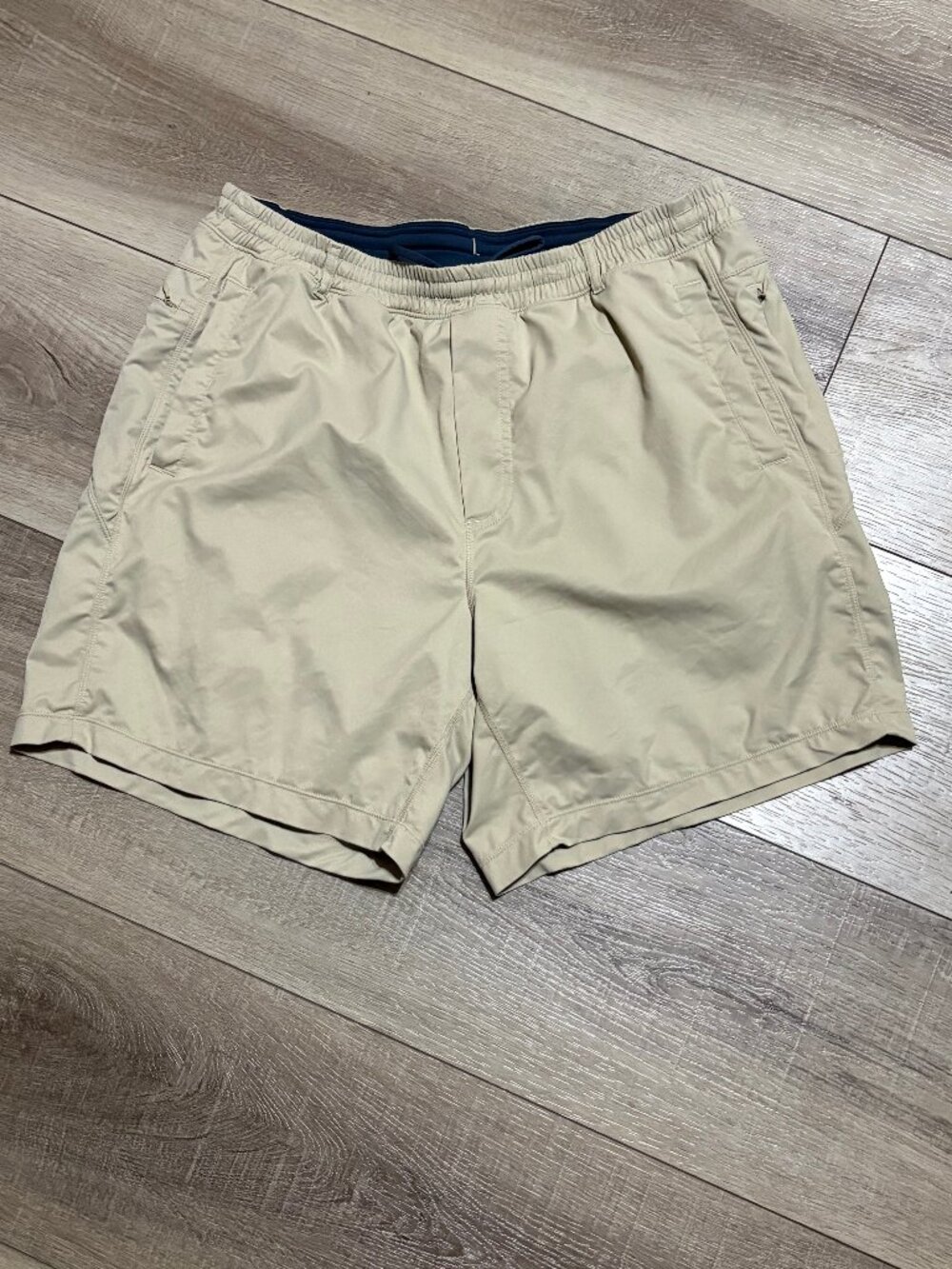 BIRDDOGS Gym Shorts Size XL Khaki Lined